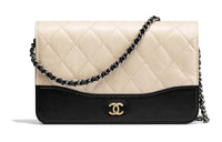 CHANEL Calfskin Wallet, Shoulder Bag Women's