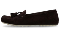 Loro Piana Gommino Loafers Women's Brown Black