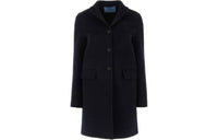 PRADA Logo Detailed Single-Breasted Coat