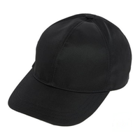 PRADA Calfskin Baseball Caps Men's Black