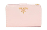 PRADA Leather Wallet Women's Pink