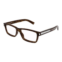 SAINT LAURENT Acetate Rectangular Eyeglass Frames Men's Tortoiseshell