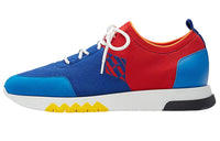 HERMES Exploit Wear-Resistant Low-Top Casual Shoes Men's Blue Red