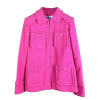 CHANEL Jackets Coats Women's Pink