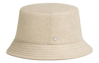 HERMES Cashmere Bucket Hats Women's Greige