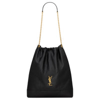 SAINT LAURENT Jamie Lambskin Shoulder Bag Tubas Women's Black