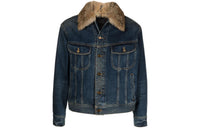 SAINT LAURENT Denim Jacket Men's Blue
