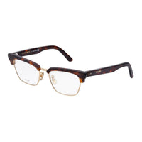 CELINE Acetate Rectangular Eyeglass Frames Unisex Brown