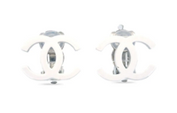CHANEL Pre-Owned 2004  Plated CC Clip-on Earrings