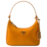 PRADA Re Edition Fabric Handbag Mini Women's Amber