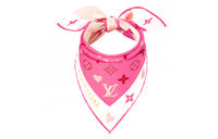 LOUIS VUITTON Silk Scarves Women's Pink