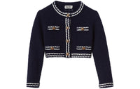 MIU MIU Button Up Cropped Cardigan