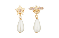 DIOR Earrings Women's White