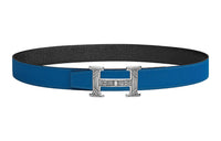 HERMES Leather Belts Women's Blue