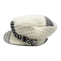 CHANEL 1986-1988 Waffle-knit Casquette Hat