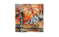 HERMES Silk Scarves Women's Multicolor