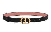 DIOR Cow Leather Belts Women's Width 2cm