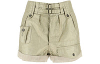 SAINT LAURENT Belted Cargo Shorts