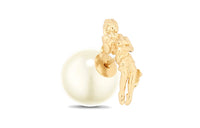 DIOR Stud Earrings Women's Gold