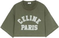 CELINE Crop Tops Women's Green