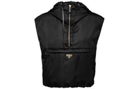 PRADA Re Nylon Triangle logo Hooded Vest