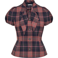 DIOR FW24 Jacket Women's Red Gray Mixed