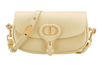 DIOR Bobby Cow Leather Crescent Bag, Handbag, Shoulder Bag, Crossbody Bag Regular Women's Light Yellow