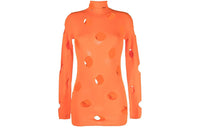 PRADA SS21 Slim Fit Knitwear Women's Orange