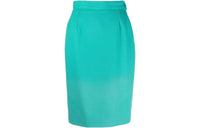 SAINT LAURENT Pre Owned 1980s High waisted Pencil Skirt