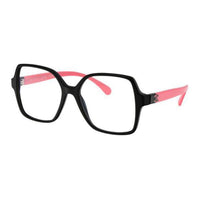 CHANEL Acetate Butterfly Eyeglass Frames Women's Black