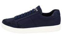 PRADA Skateboard Shoes Men Low-Top Blue