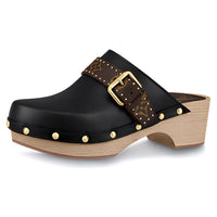 LOUIS VUITTON Wrap-toe Slippers Women's Black