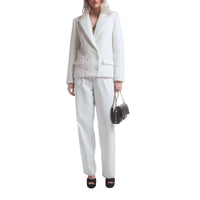 CHANEL Jackets Coats Women's White