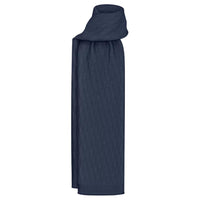 DIOR Wool Knit Scarves Men's Marine Blue