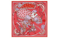 HERMES Silk Scarves Women's Red