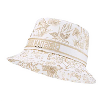 DIOR Acrylic, Polyester, Polyamide, Cotton Bucket Hats Women's Gold