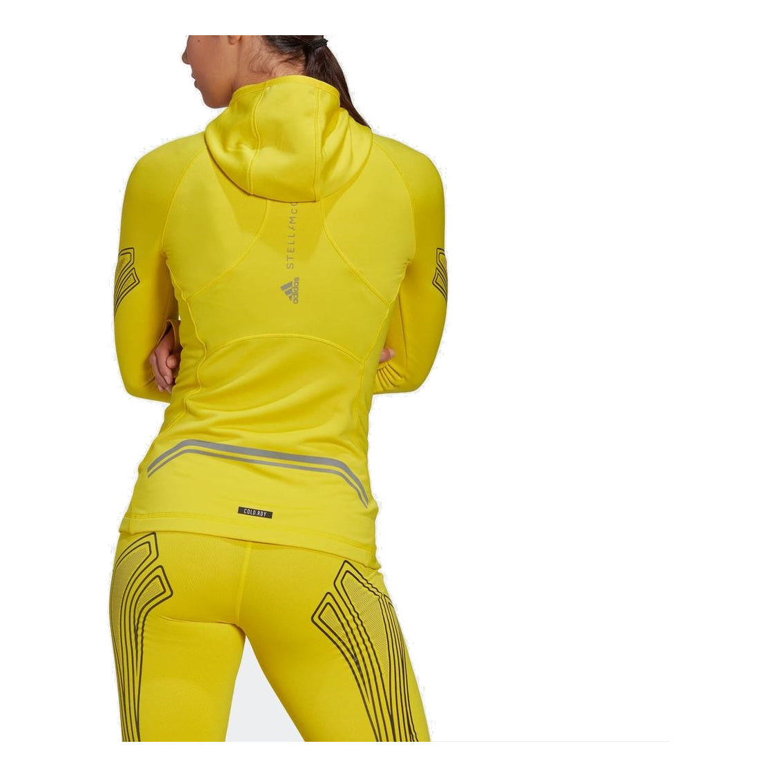 (WMNS) adidas By Stella McCartney TruePace Midlayer COLD.RDY Jacket Asia Sizing 'Yellow' HG6860