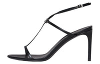 CELINE T Bar Triomphe Sandal Black Women's