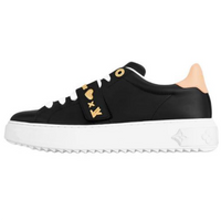 LOUIS VUITTON Time Out Low-Top Skateboard Shoes Women's Black
