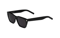 SAINT LAURENT Irregular Shape Sunglasses Women's Black