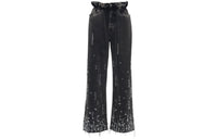 MIU MIU Knitted Sweatpants Women's Black