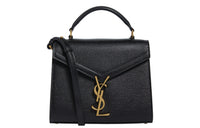 SAINT LAURENT Leather Portable Crossbody Bag, Shoulder Bag Mini Women's Black