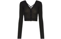 MIU MIU SS21 Slim Fit Knitwear Women's Black