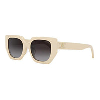CELINE Irregular Shape Sunglasses Women's Beige