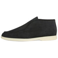 Loro Piana Open Walk Ankle Boots Men's Black