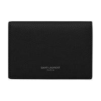 SAINT LAURENT Calfskin Wallet Men's Black