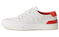 HERMES Deep Low Top Skateboard Shoes Women's White Red