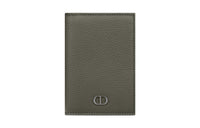 DIOR Calfskin Card Holder Regular Men's Olive Green