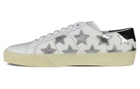 SAINT LAURENT Low Top Skateboard Shoes Women's Gray White