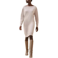 HERMES FW24 Long Sleeved Dresses Women's Natural Beige